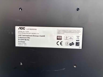 Photo of free Computer monitor (Cupar KY15) #2