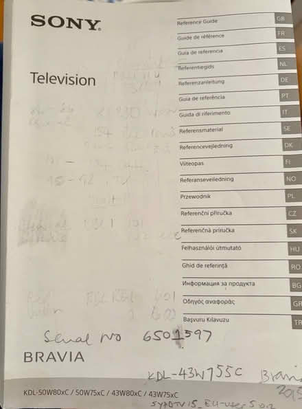 Photo of free Sony TV (West Overton SN8) #2