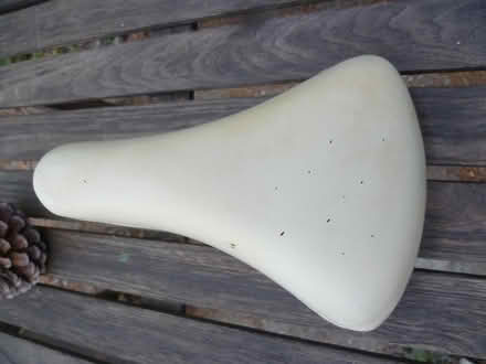 Photo of free white bike saddle (Runcton PO20) #1
