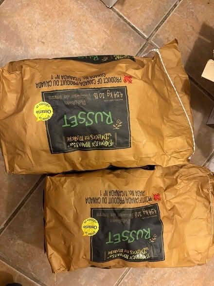 Photo of free 2 bags russet potatoes (L5L 5P5) #1