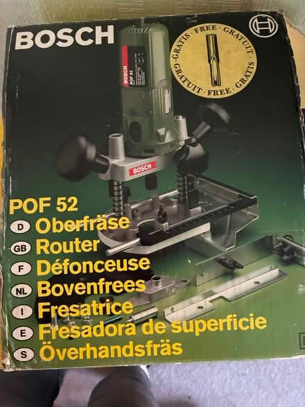 Photo of free Bosch POF52 router, boxed (Dorridge/Bentley Heath B93) #1