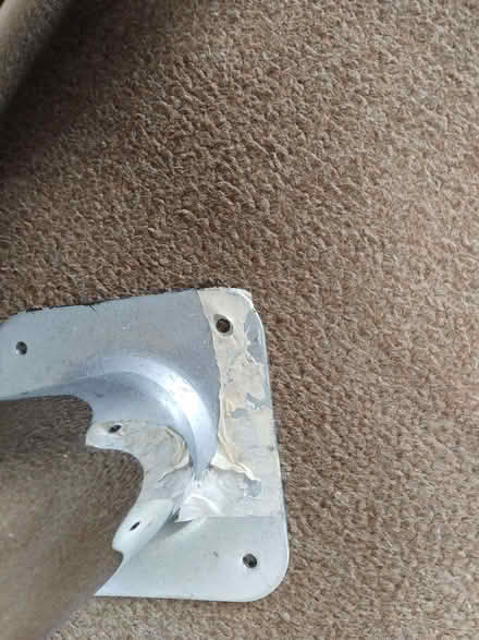 Photo of free Pair of adjustable chrome table legs (Hastings TN34) #3