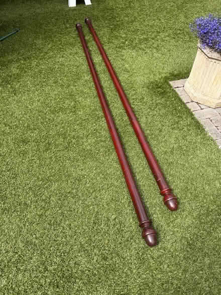 Photo of free 2 x long curtain poles (Braintree CM7) #1