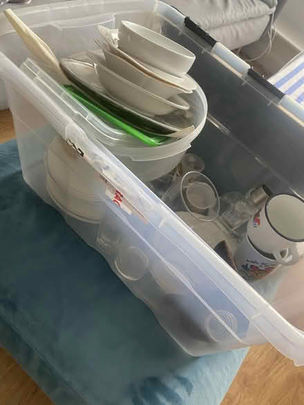 Photo of free A box of homewares (Manor Court E10) #2