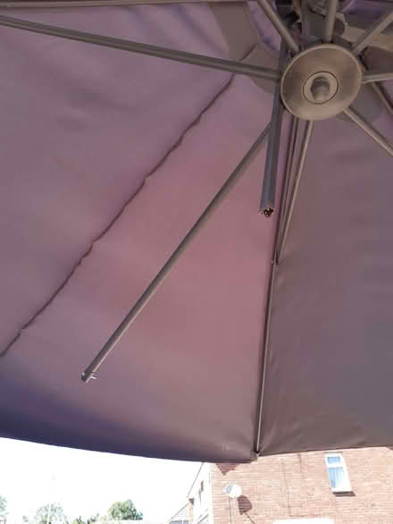 Photo of free Large Grey Parasol - slightly damaged (Old Walcot SN3) #3