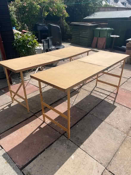 Photo of free 2 tables top /wallpapering tables (Penrith CA11) #1