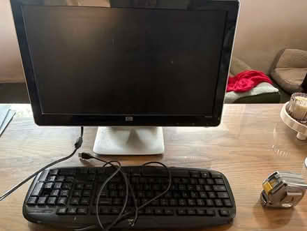 Photo of free Computer monitor and keyboard (Bampton CA10) #1