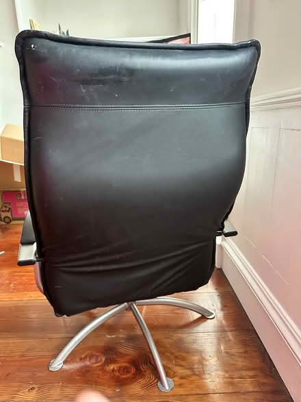 Photo of free Reclining black leather chairs (EX30AJ) #2