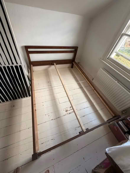 Photo of free Wooden double bed with drawers (Streatham Common) #4