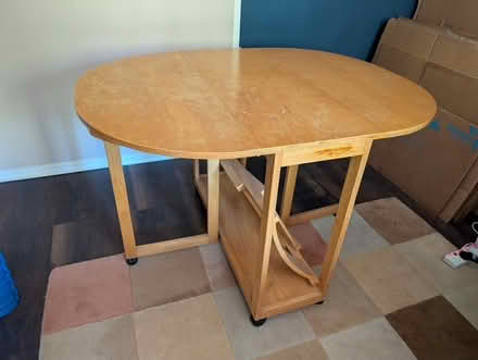Photo of free Wooden Drop-Leaf Dining Table (Bracknell RG12) #2