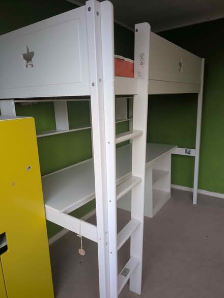 Photo of free Kids Bunk Bed Desk/Storage (White) (Kempston MK43) #1
