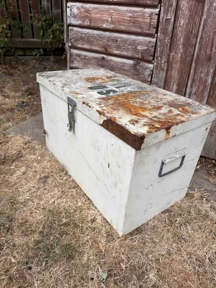 Photo of free Large metal chest (Shepley HD8) #2
