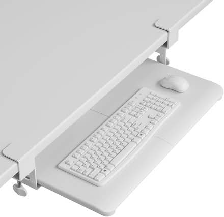 Photo of free White Under Desk Keyboard Tray (Albany) #1