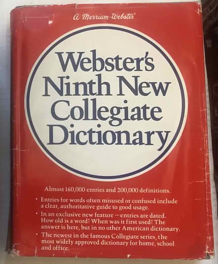 Photo of free Webster Dictionary (Alameda) #1