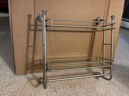 Photo of free Metal and glass shelf (Shepard Rd and Alton) #2