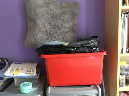 Photo of free Large Square Red Plastic Tub (Liverpool L6) #1