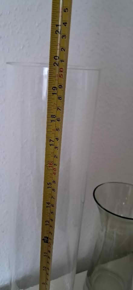 Photo of free 2 Glass Vases (Taunton Eastgate District Ward TA1) #2