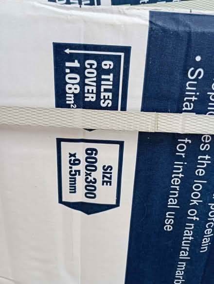 Photo of free Floor/Wall Tiles 4 boxes (Belvidere SY2) #4