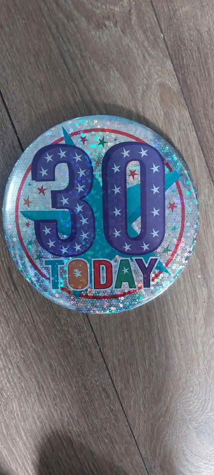 Photo of free 30 birthday badge (Ox11 Didcot) #1