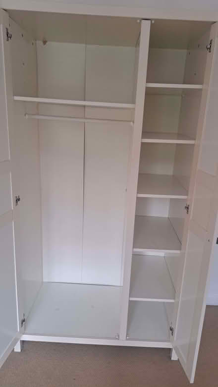 Photo of free Ikea white Hemnes wardrobe (New Marston OX3) #2
