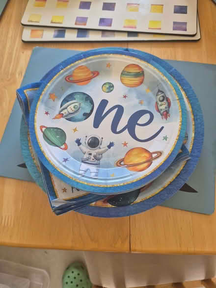 Photo of free Disposable plates for first birthday party (Green End HP1) #1