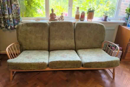 Photo of free Sofa CUSHIONS for 3 seater Ercol (Sydenham/Forest Hill SE26) #1