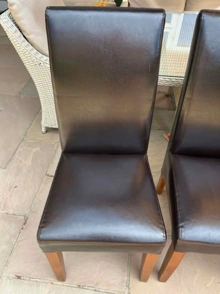 Photo of free 4 chocolate brown dining chairs (Horsham RH12) #3