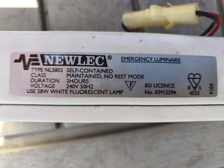 Photo of free Fluorescent garage/attic light (Presteigne LD8) #2