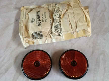 Photo of free Fence post wall reflective round (Westminster Drive PO21) #1