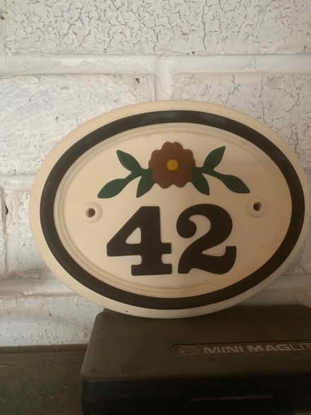 Photo of free House number: 42 (Heddon on the Wall) #1