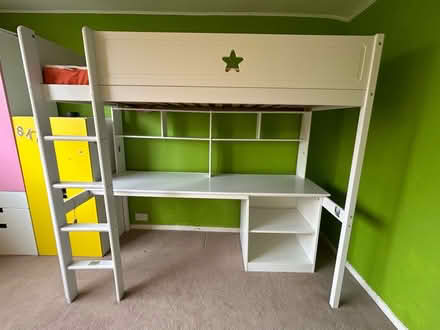 Photo of free Kids Bunk Bed Desk/Storage (White) (Kempston MK43) #4