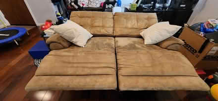 Photo of free reclining sofa/loveseat set (Hillcrest - 1st and Washington) #3