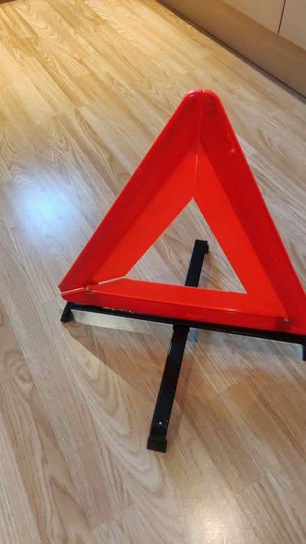 Photo of free Warning triangle with box (Baldock (SG7)) #1