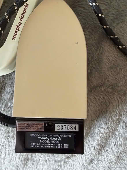 Photo of free Travel Iron (Westbury BA13) #2
