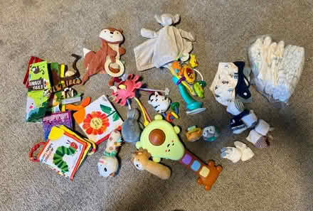 Photo of free Infant toys, socks , bibs (Olney) #1