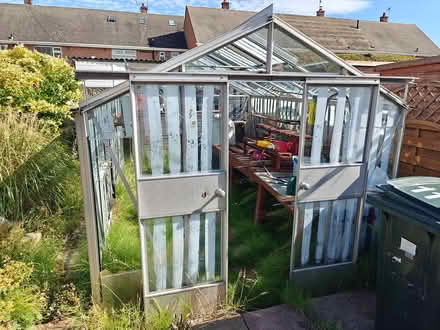 Photo of free Metal frame walk in greenhouse (Great Sutton CH66) #3