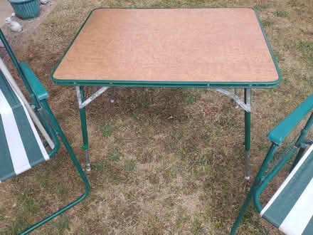 Photo of free Folding table and chairs (Presteigne LD8) #1