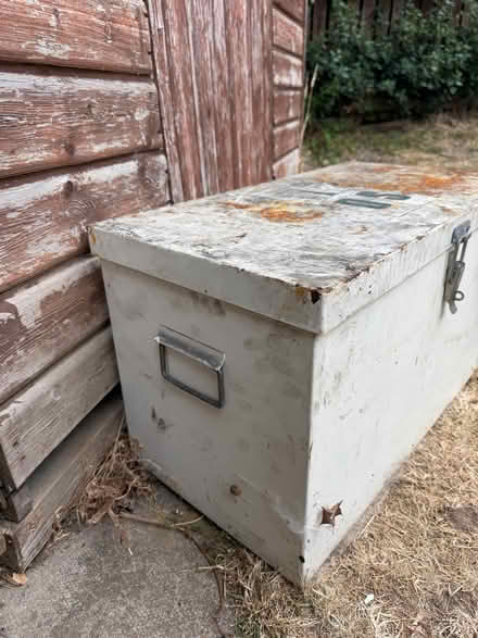 Photo of free Large metal chest (Shepley HD8) #3