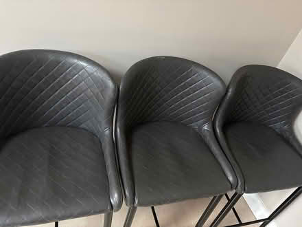 Photo of free 3 x Grey Kitchen Stools (Dunshaughlin) #2