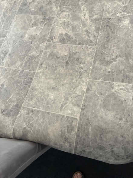 Photo of free Grey Vynil flooring (Anstey LE7) #1