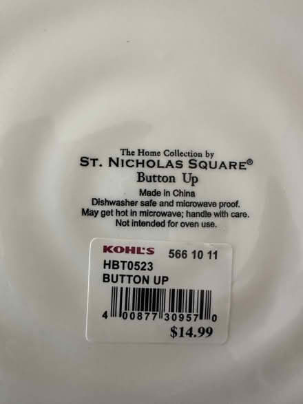 Photo of free Snowmen serving plate (Burlington) #3