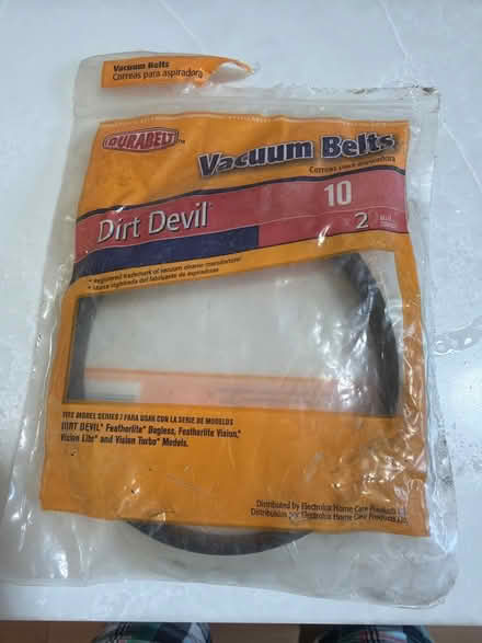 Photo of free New I piece dirt devil vacuum belt (East Palo Alto CA) #1