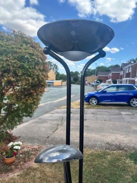 Photo of free Freestanding Double Lamp (Woodrow South B98 7) #2