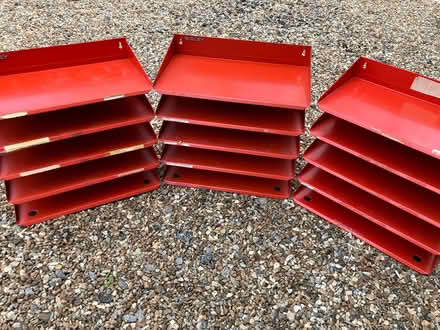 Photo of free 3 metal paper shelves (Otford) #1
