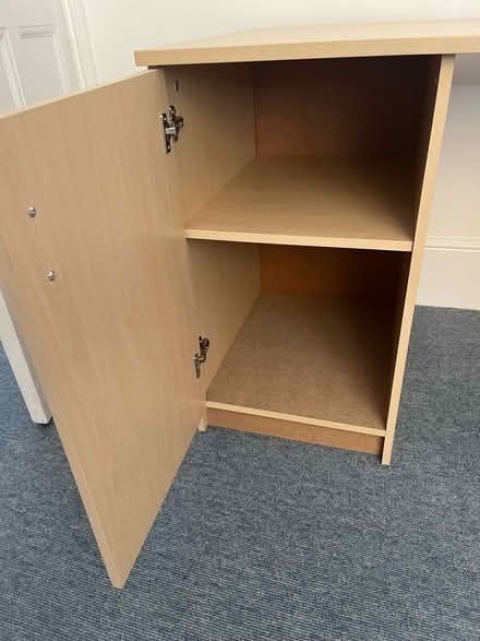 Photo of free Beech effect desk (Bell Bar AL9) #2