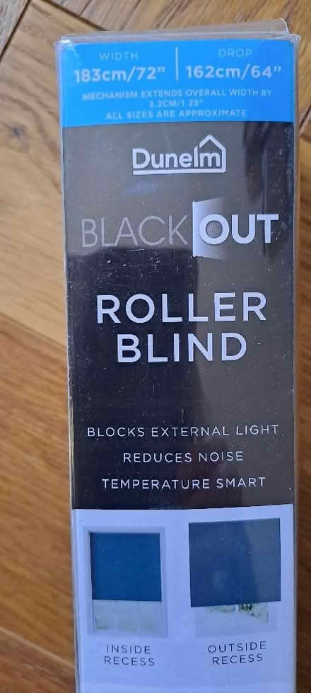 Photo of free Blackout Blind - Teal (Hale GU9) #1