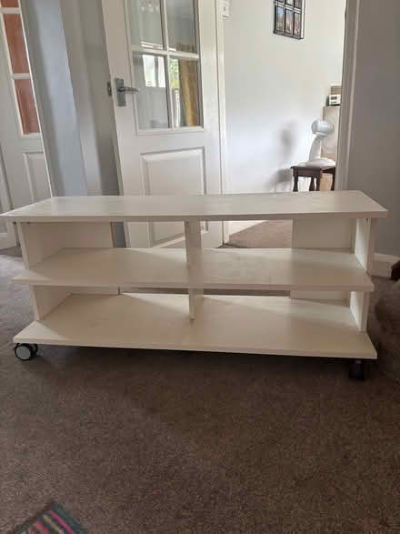 Photo of free White shelving/entertainment unit (Bexley DA5) #1