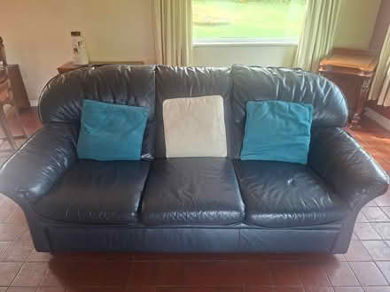 Photo of free 3 SEATER Navy sofa (Kenmare co kerry) #1