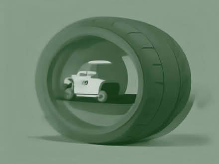 Photo of 10" trailer tyre in good condition. (Euxton PR7) #1