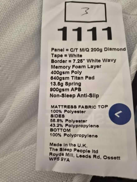 Photo of free Single mattress (Hall green B28) #3